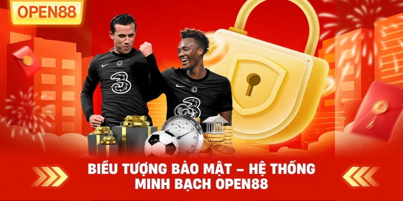 Biểu tượng bảo mật – hệ thống minh bạch OPEN88