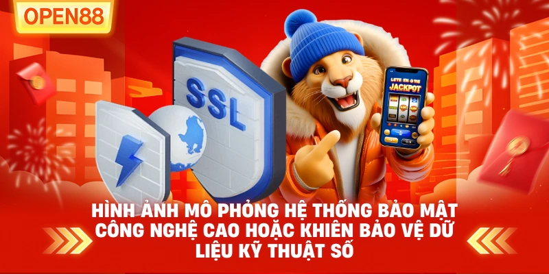 Hệ thống bảo mật công nghệ cao hoặc khiên bảo vệ dữ liệu kỹ thuật